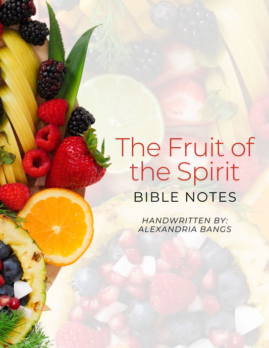The Fruit of the Spirit: Bible Cheat Sheets for Everyday Growth